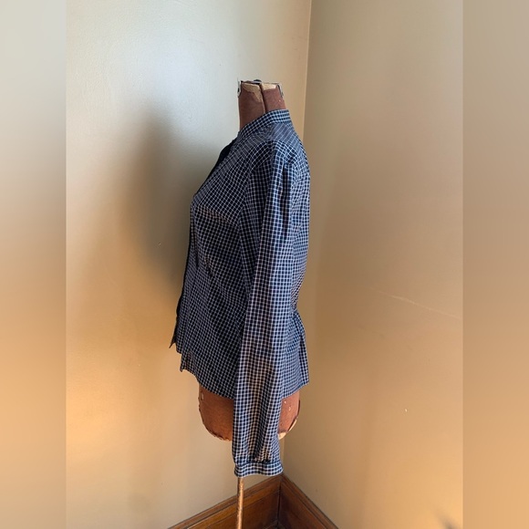 Lauren Ralph Lauren button down blouse top dark academia - Picture 10 of 11